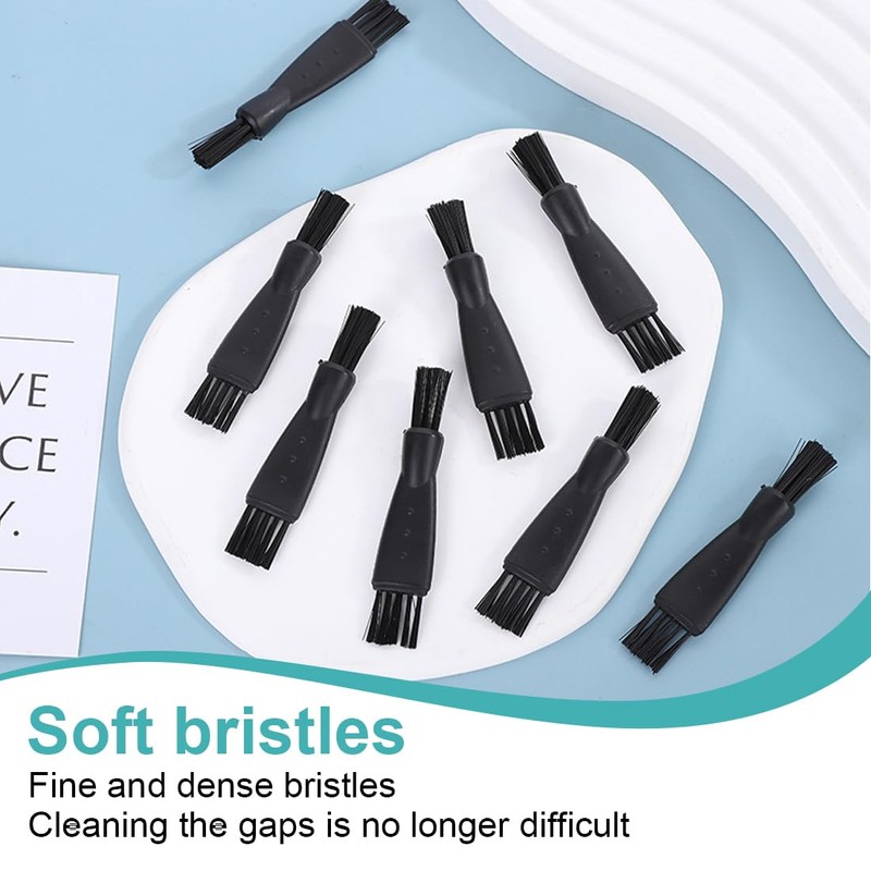 OUDQFCJ Rasierer Pinsel, 12 Pcs Rasierer Reinigungsbürste, Rasierpinsel, Elektrorasierer Reinigungsbürste,