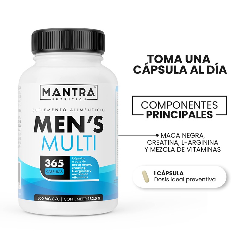 MULTIVITAMÍNICO DE HOMBRE | MANTRA Nutrition | Men´s Multi |