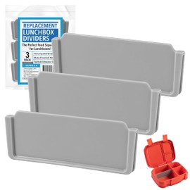 IMPRESA [3 Pack] Replacement Insert Divider for Bentgo Fresh, Modern & Pop Models Food Safe Tray Divider for Bentgo Lunch Box & for Bentgo Adult Lunch Box - Large Bento Box Divider