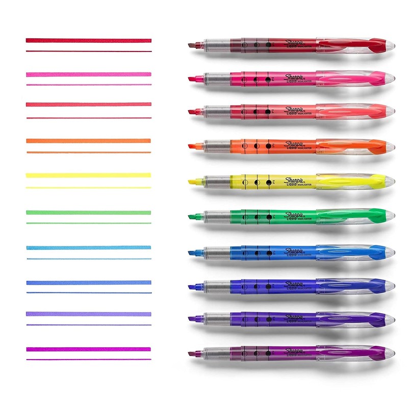 SHARPIE 24415Pp Accent Liquid Pen Style Highlighter Chisel Tip Assorted