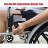 Wheelchair Brakes Handle Cover for 0.67" Flat Wheel Lock Grips