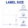 Ftumertly 4 x 6 Inch Removable Labels for Storage Bins,