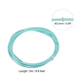 PATIKIL 10Ft Speed Jump Rope Replacement Cable, 2.5mm Professional Skipping Rope Steel Wire Replace for Rope Skipping Training, Green