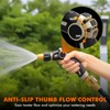 RESTMO High Pressure Hose Nozzle Sprayer, Heavy Duty Brass Head,