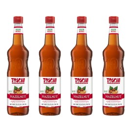 Toschi Syrup, Hazelnut, 25.4 Ounces (Pack of 4)