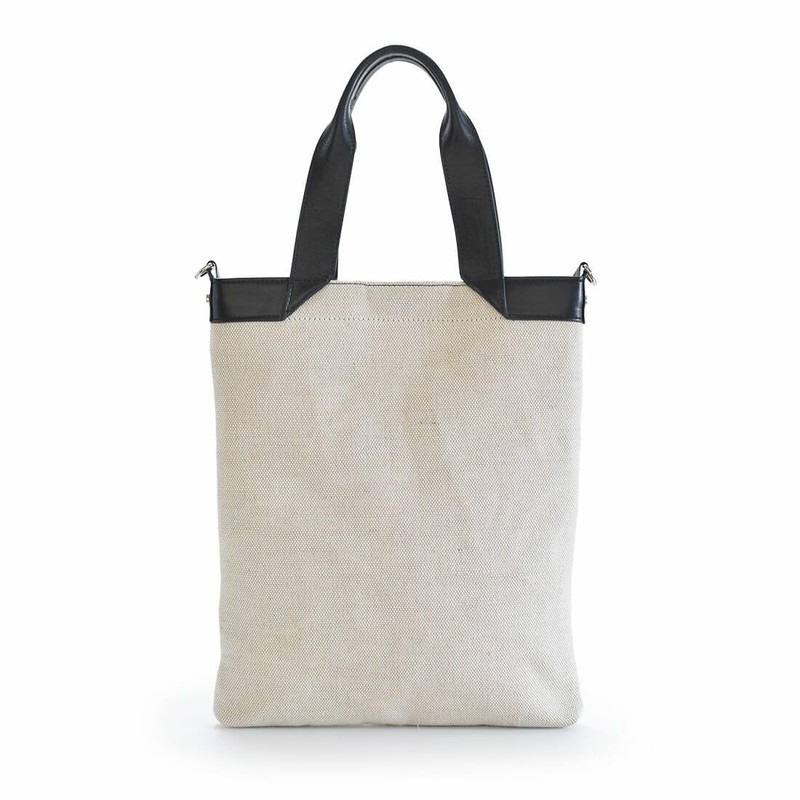 Balcos Women's Canvas 2-Way Casual Tote Bag, Black