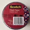 Scotch Duck Duct Tape Stars 10 Yards July 4th Red