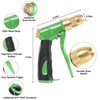 STYDDI Heavy Duty All Metal Adjustable Garden Hose Nozzle, Heavyweight