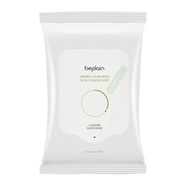 beplain Greenful pH-Balanced Facial Cleansing Wipes 20 Sheets  - BEPLAIN Greenful pH-Balanced F