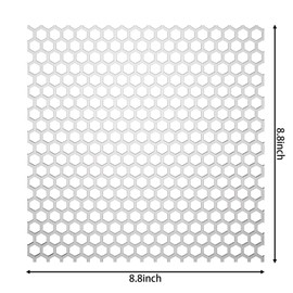 Zhanmai 4 Pack Dryer Vent Grill Dryer Vent Screen with Aluminum Built Bird Guards Inserts Stop Variety Birds Nesting in Dryer Vents and Bathroom Exhaust Vents Outdoor, 3 Inch to 8 Inch