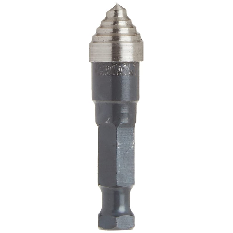 Irwin Tools - 10312ZR Unibit #12 3/8-Inch Step-Drill Bit, 1/4-Inch