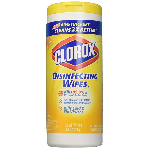 Disinfecting Wipes, 7 X 8, Fresh Scent/citrus Blend, 35/canister, 3/pack