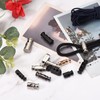 uxcell 12pcs Metal Cord Locks, 5mm Double Hole Spring Stopper