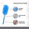 ARCUS 3 PACK Microfibre Extendable Duster, Washable Extendable Feather Duster