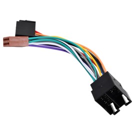 Wisebom ISO Wiring Harness Adapter, Radio Adapter for ISO Bus Harness Plug, ISO Male to Female Cable Connector 16 Pin Car Radio Adapter, Universal Cable Connector Applies to Most Models