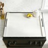 FayuuGem White Stove Top Cover | 30"x22" Modern Noodle Board