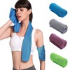 TYXHXTF Cooling Towel 4 Pack, Microfibre Gym Towel, Compact, Ultra