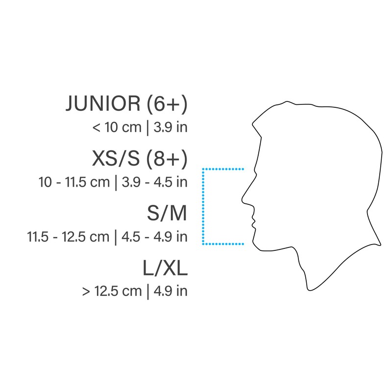 Seac UNICA Junior Full Face Mask for Snorkelling, Full Face
