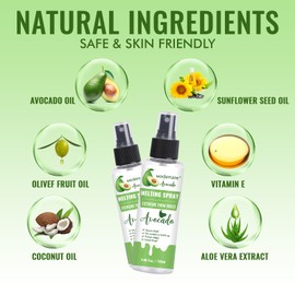 wodemate Lace Melting Spray for GlueLess Wigs, Extreme Hold Melting Spray Bond Adhesive for Lace Wigs, Strong Natural Finishing Hold, No Residue, Fast Drying, 4.06 fl oz