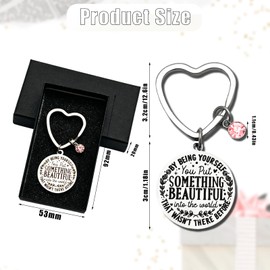 Bliceon Inspirational Gifts for Women, Thoughtful Gifts for Women Key Rings, Inspirational Positive Affirmations Keychains