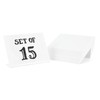 Set of 15 Mini Whiteboard, Small Dry Erase Food Signs