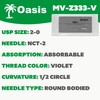 Oasis PDO (Polydioxanone) Surgical Suture, 2-0, (CT-2) 1/2 26mm Round