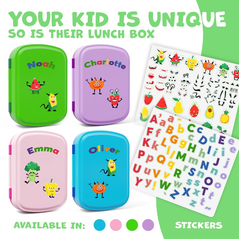 Umami All-in-1 Bento Box for Kids, Ice-pack & Utensils Included,