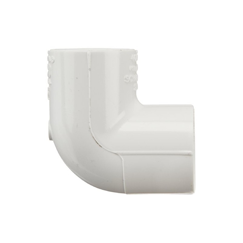 Spears 406 Series PVC Pipe Fitting, 90 Degree Elbow, Schedule