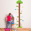 Tree Self-adheve Vinyl Nursery Wall Decal Baby Growth Chart Sticker