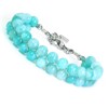 Blue Beads Bracelet for Women Gift, HASKARE Protection Stone Crystal