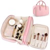Travel Makeup Organizer, Compact Lightweight Accessory for Travel and Daily