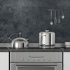 AULIGET 6" x 12" Black Slate Peel and Stick Backsplash