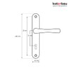 KOTARBAU Door Handle 72 mm BB Door Handle Godmother Door