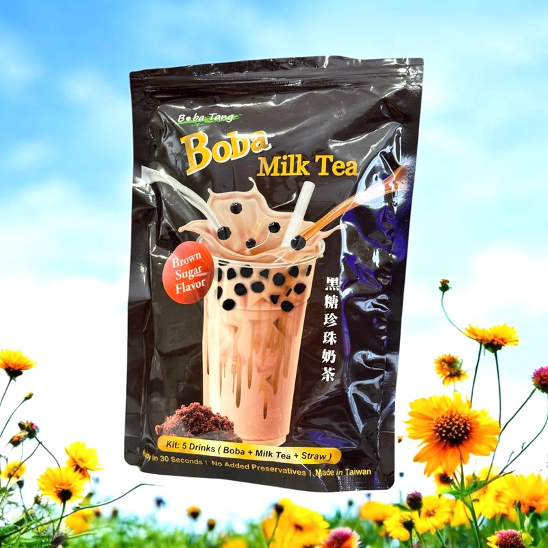 Milk Tea Group (1 PACK, BROWN SUGAR BOBA)