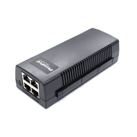 PLUSPOE 48 Volt Power Over Ethernet PoE Injector Adapter with 2-Ports PoE Out Max 48 watts for 2 IP Cameras, VOIP Phones or Access Points and Other 10/100M 802.3af Devices