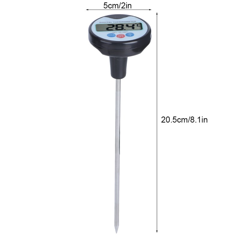 Portable Probe Digital Food Thermometer BBQ Temperature Meter for Home