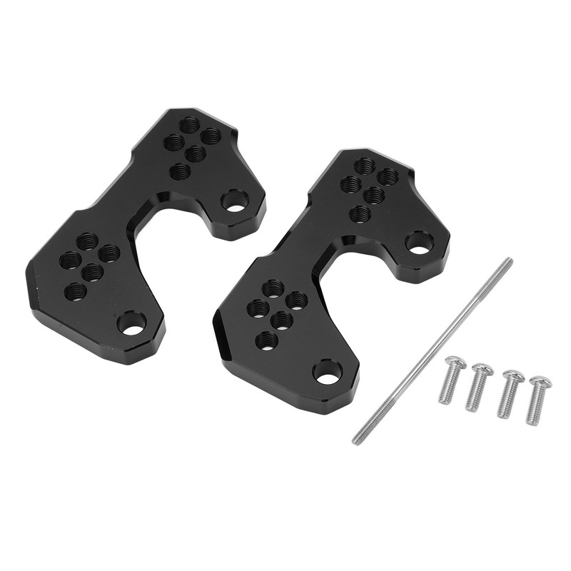Motorcycle Adjustable Rearset Foot Pegs Mounting Base Replacement for YZF