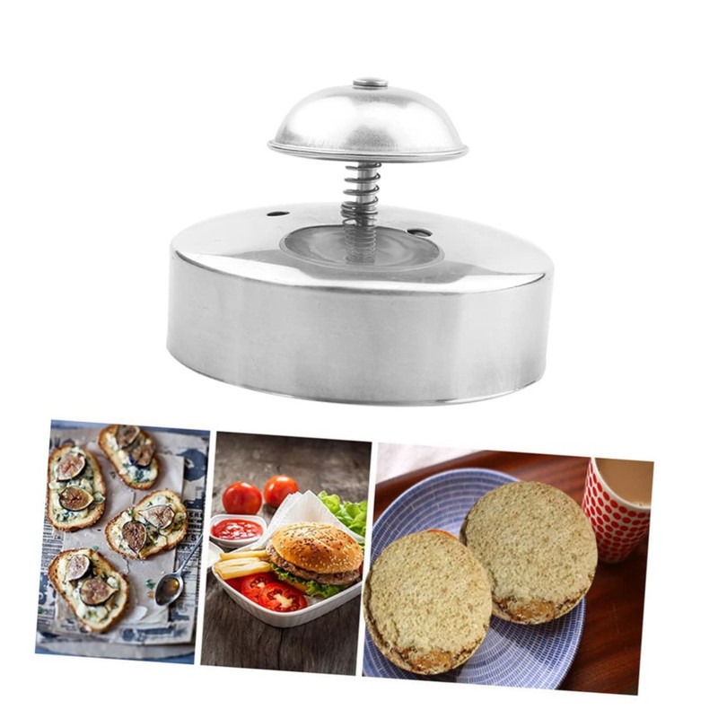 Gatuida Round Sandwich Sealer Mold Sandwich Cutter and Pressing Tool