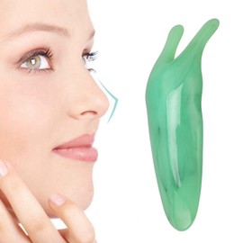 Gua Sha Face Tool, Gua Sha Massage Tool, Face Massage, Nose, Rounded Corners, Narrow Nose, Massage Tool, Massage Face Tool, Tightens Skin Care Tool for Face (Pink)