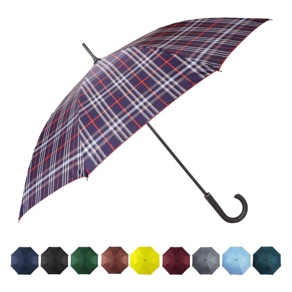 SoulRain 50 Inch Large Stick Umbrella Windproof Automatic Open Oversized