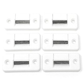 6 x Maxi Belt Guide up to 23 mm Belt Width – Two Piece – No Belt Removal Required, 60 x 30 mm, Hole Spacing 44 mm