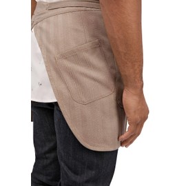 Chef Works Unisex Seattle Half Bistro Apron, Taupe, One Size