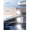 2 Pack Super Bright 6500k 10000lm LED Flood Lights Outdoor,100w