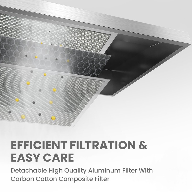 Comfee CVU30W2AST Range Hood 30 Inch Ducted Ductless Vent Hood