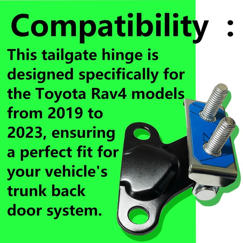 Tailgate Hinge Trunk Back Door 68810-0R032, Compatible with Toyota Rav4