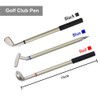 WORLD 9.99 MALL Golf Gift Mini Office Golf Pen Holder