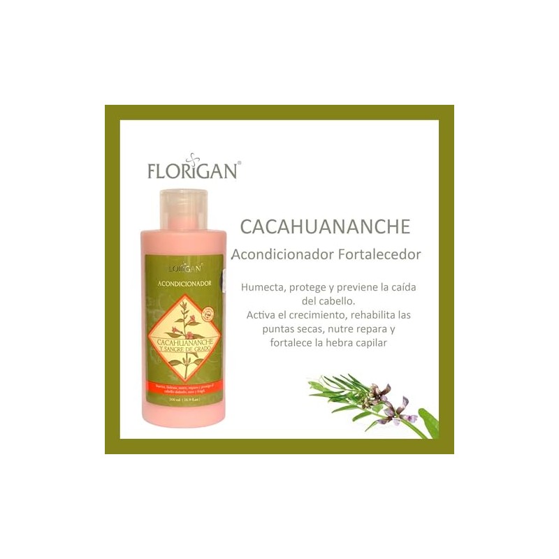 Acondicionador Cacahuananche Anticaida Florigan® 500ml.