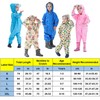Traje de lluvia para niños y niñas, de una pieza