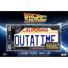 Doctor Collector Back to The Future Outatime Licence Plate Replica