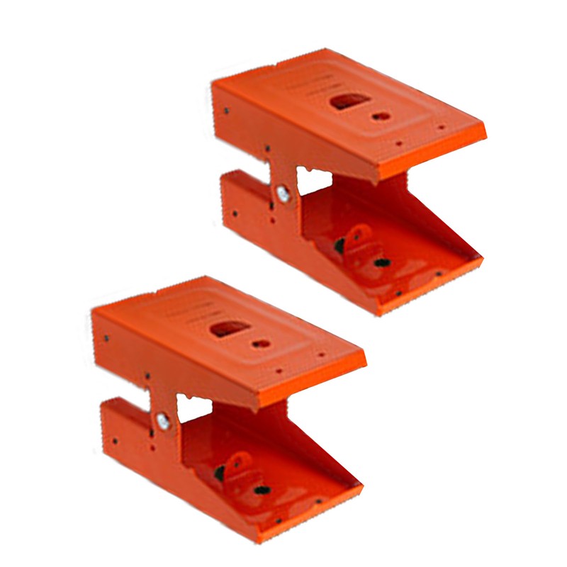 2PCS Saw Horse Bracket Cold Rolled Steel Mechanical Sawhorse Brackets